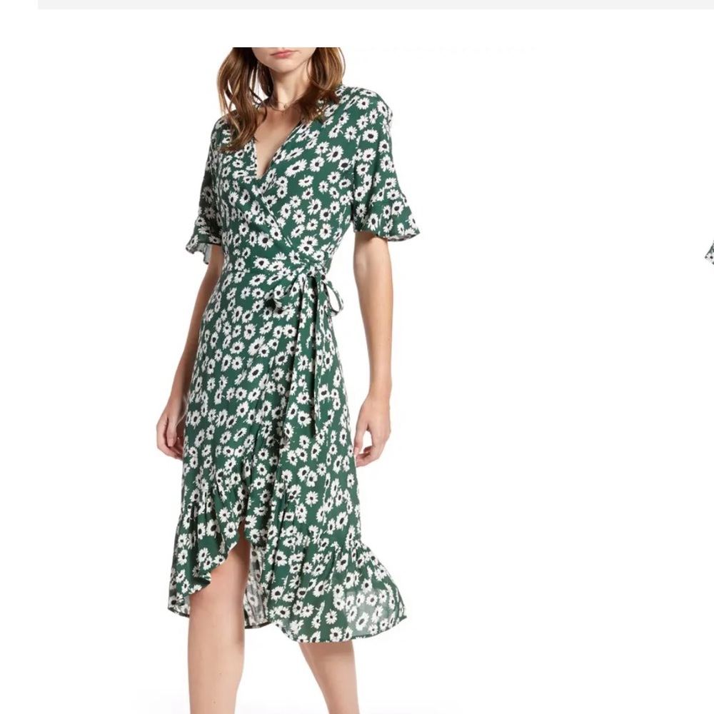 Rails Florence Daisy Print Wrap Dress